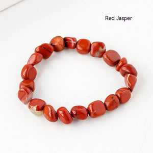 Natural Crystal Rolling Stone Bracelet