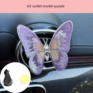 Moving Embroidery Butterfly Air Freshener